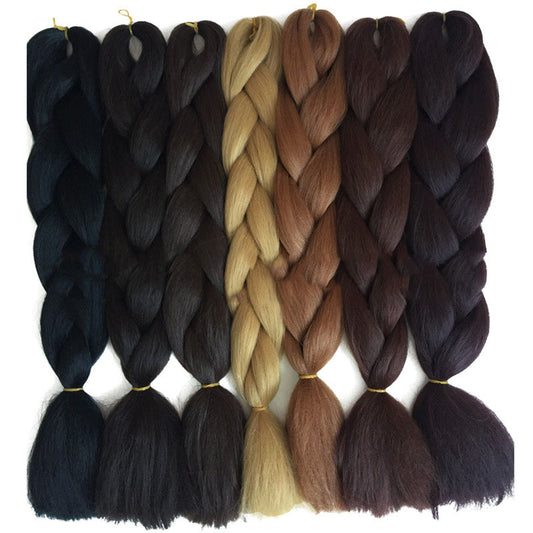 Vlechthaar 24 inch / 60 cm - Een kleur