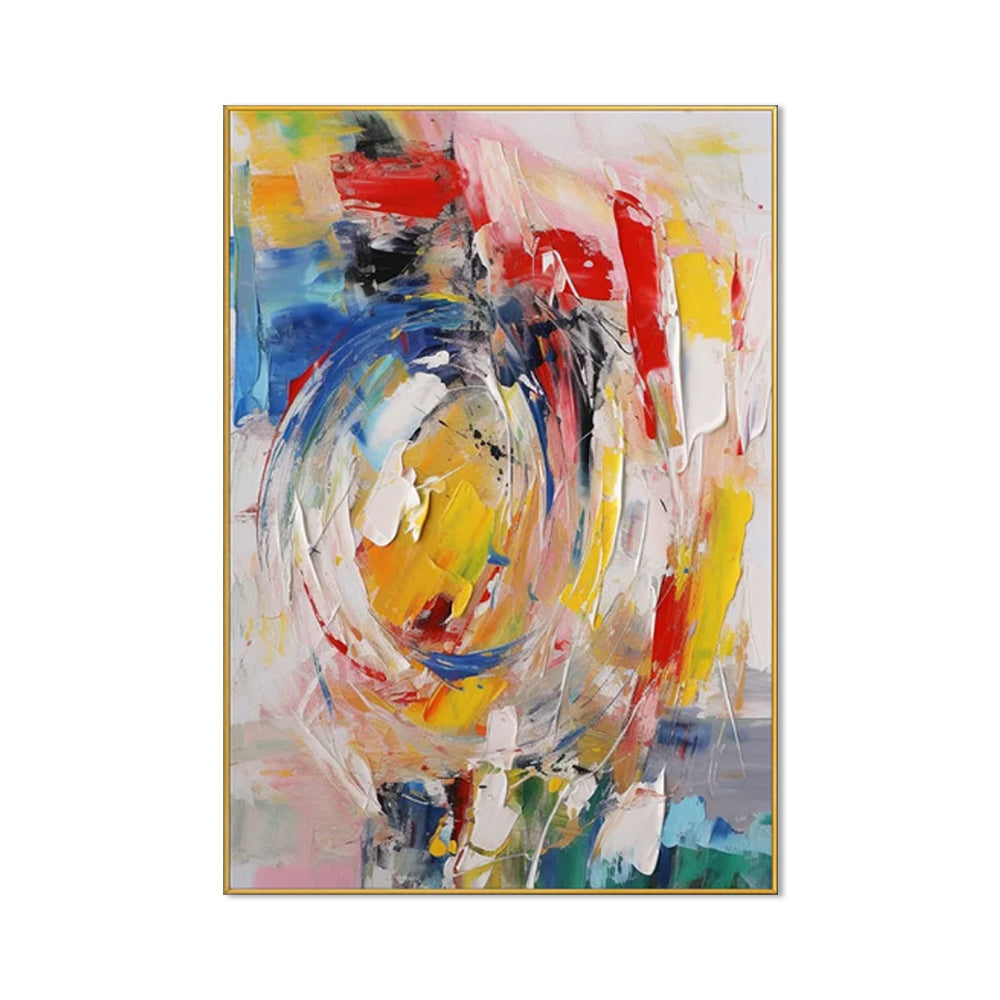 Modern Abstract Canvas — Handgeschilderd | Velvet Crown