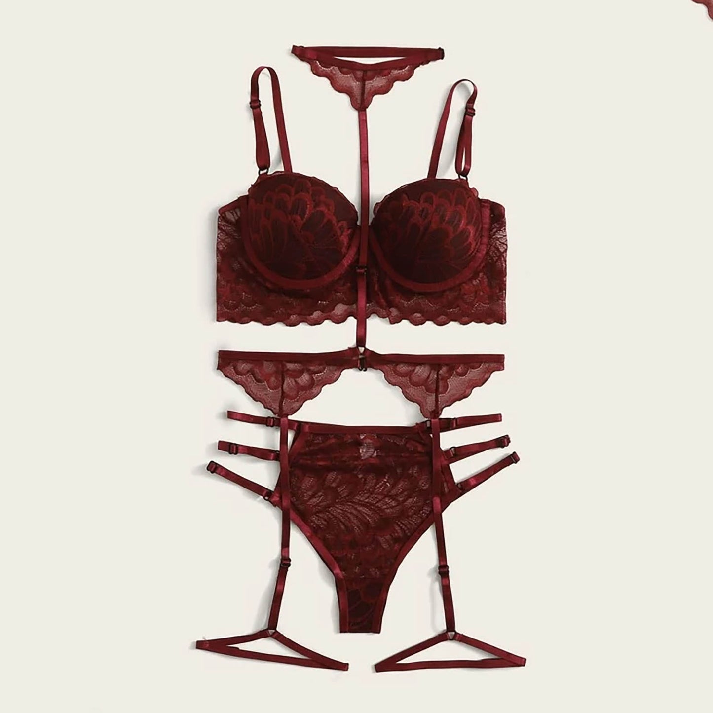 Sequined Suspender Nightdress — Velvet Nights Collection