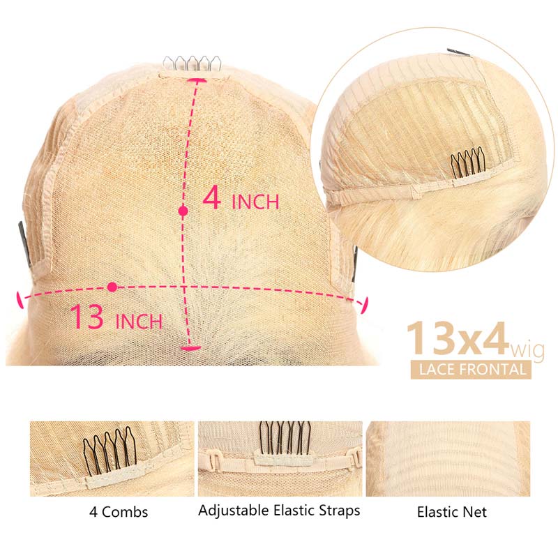 13x4 Lace Front Wig — Honey Blonde 613 Body Wave