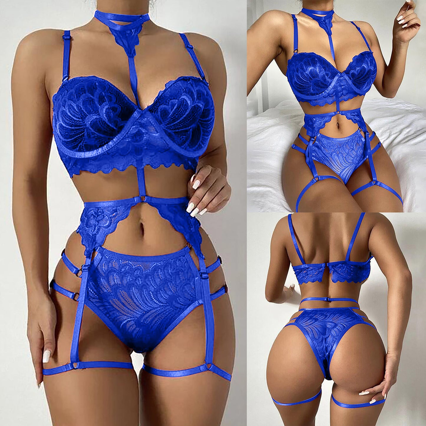Sequined Suspender Nightdress — Velvet Nights Collection