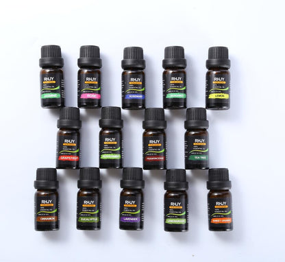 Aromatherapy Essential Oil Set — 14 Geuren | Velvet Crown