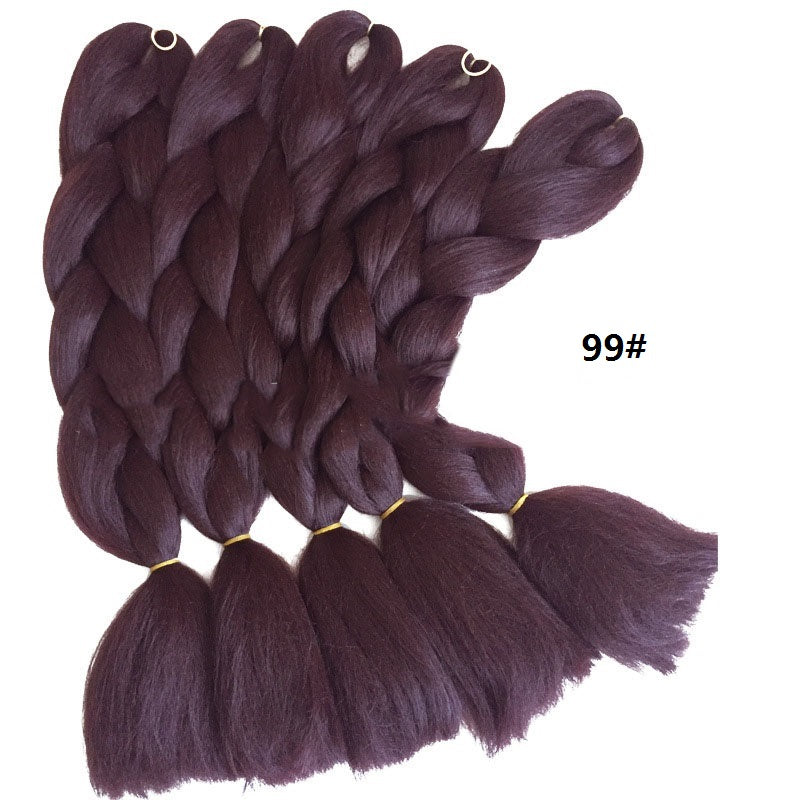 Vlechthaar 24 inch / 60 cm - Een kleur