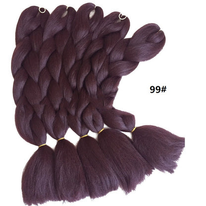 Vlechthaar 24 inch / 60 cm - Een kleur