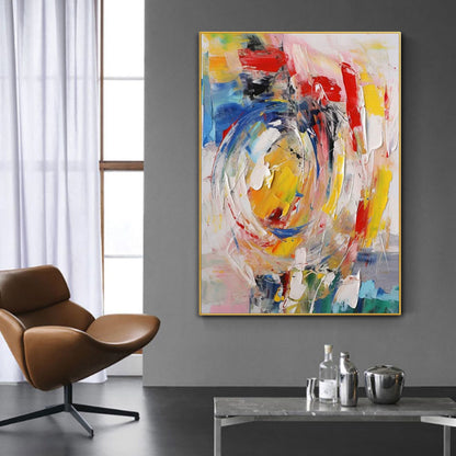 Modern Abstract Canvas — Handgeschilderd | Velvet Crown