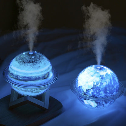 Planeet Humidifier — Aarde & Jupiter | Velvet Crown