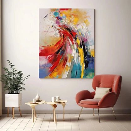 Modern Abstract Canvas — Handgeschilderd | Velvet Crown