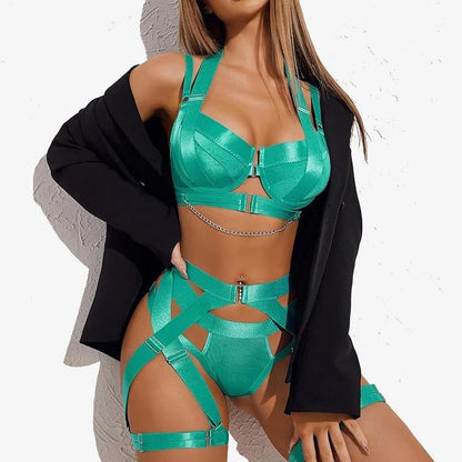 Strappy Push-Up Lingerie Set | 12 Kleuren | Maten S t/m 2XL — Velvet Crown