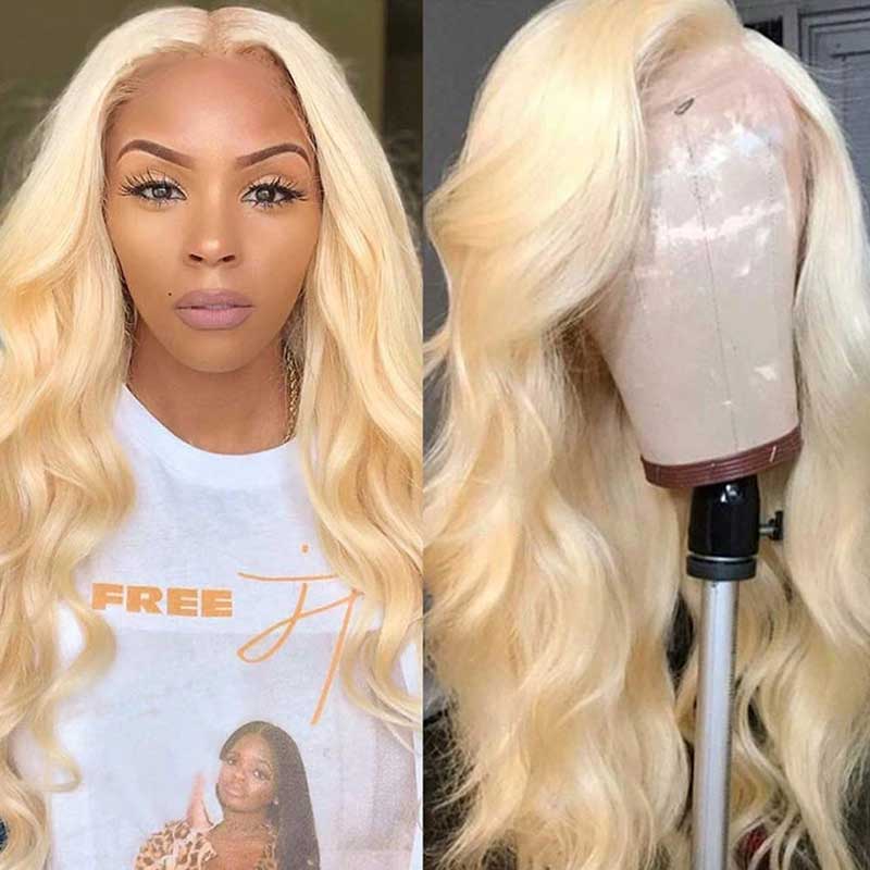 13x4 Lace Front Wig — Honey Blonde 613 Body Wave