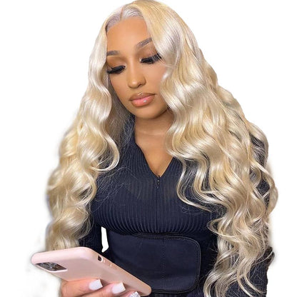13x4 Lace Front Wig — Honey Blonde 613 Body Wave