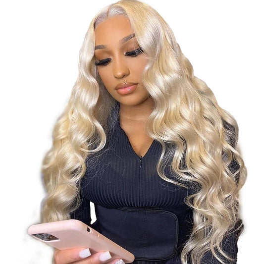 13x4 Lace Front Wig — Honey Blonde 613 Body Wave