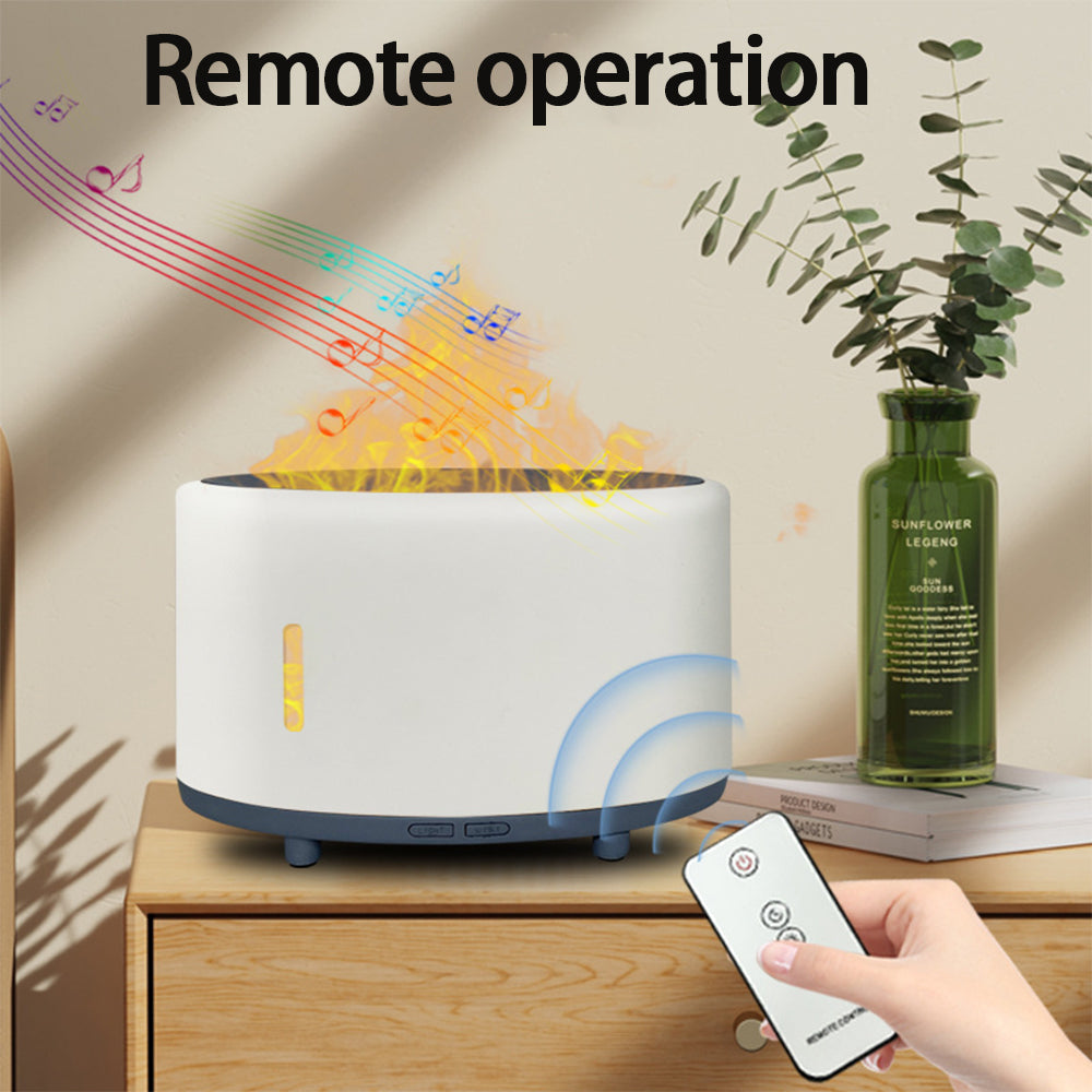 Vlam Humidifier met Bluetooth & LED — 150ml | Velvet Crown