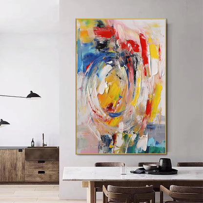 Modern Abstract Canvas — Handgeschilderd | Velvet Crown