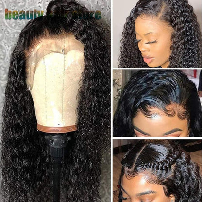Brazilian Kinky Curly Lace Front Wig - Bold & Beautiful